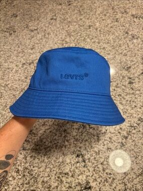 Levi's Cobalt Blue Embroidered Bucket Hat